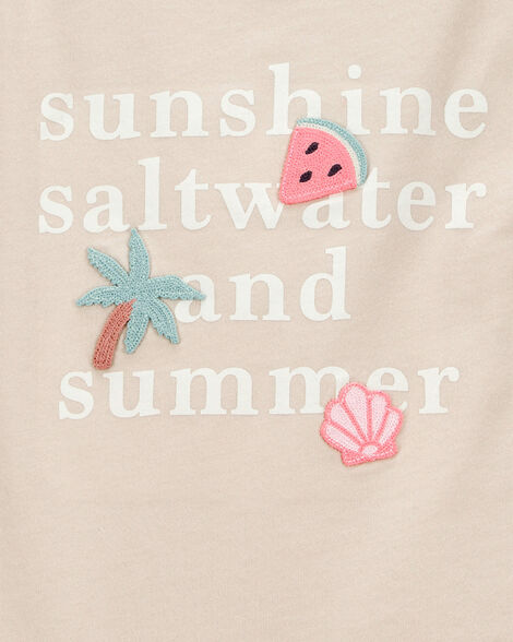  Product image 3 of Toddler Sunshine, Saltwater and Summer Graphic Tee