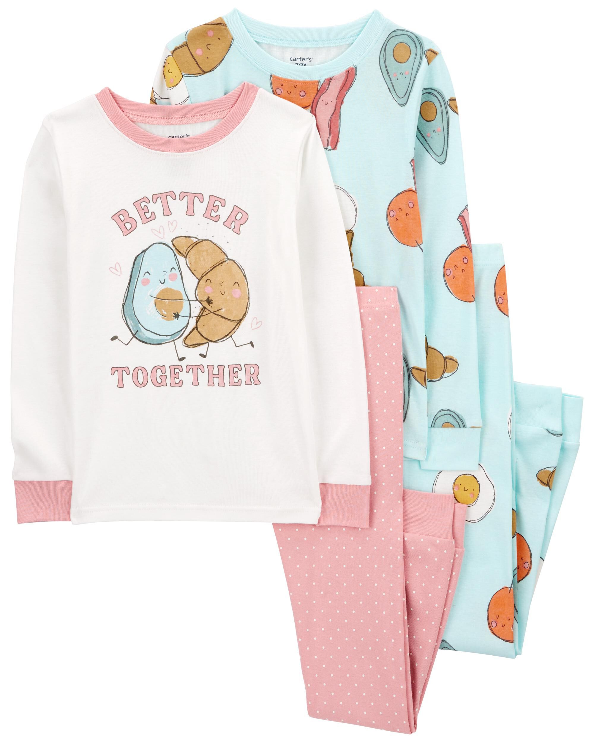 Kid 4 Piece Ice Cream 100 Snug Fit Cotton Pajamas Carter s Carter s
