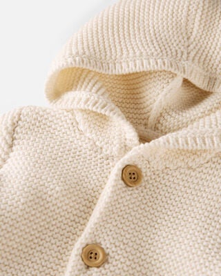 Product image 2 of Baby Organic Cotton Signature Stitch Cardigan
