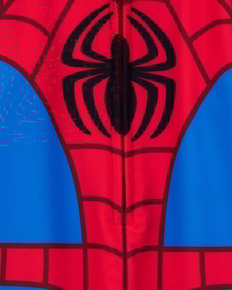 Toddler Marvel™ Spider-Man 1-Piece Rashguard Swimsuit - Blue/Red