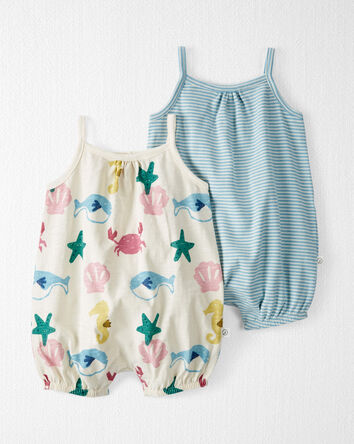 Baby Organic Cotton Bubble Rompers
