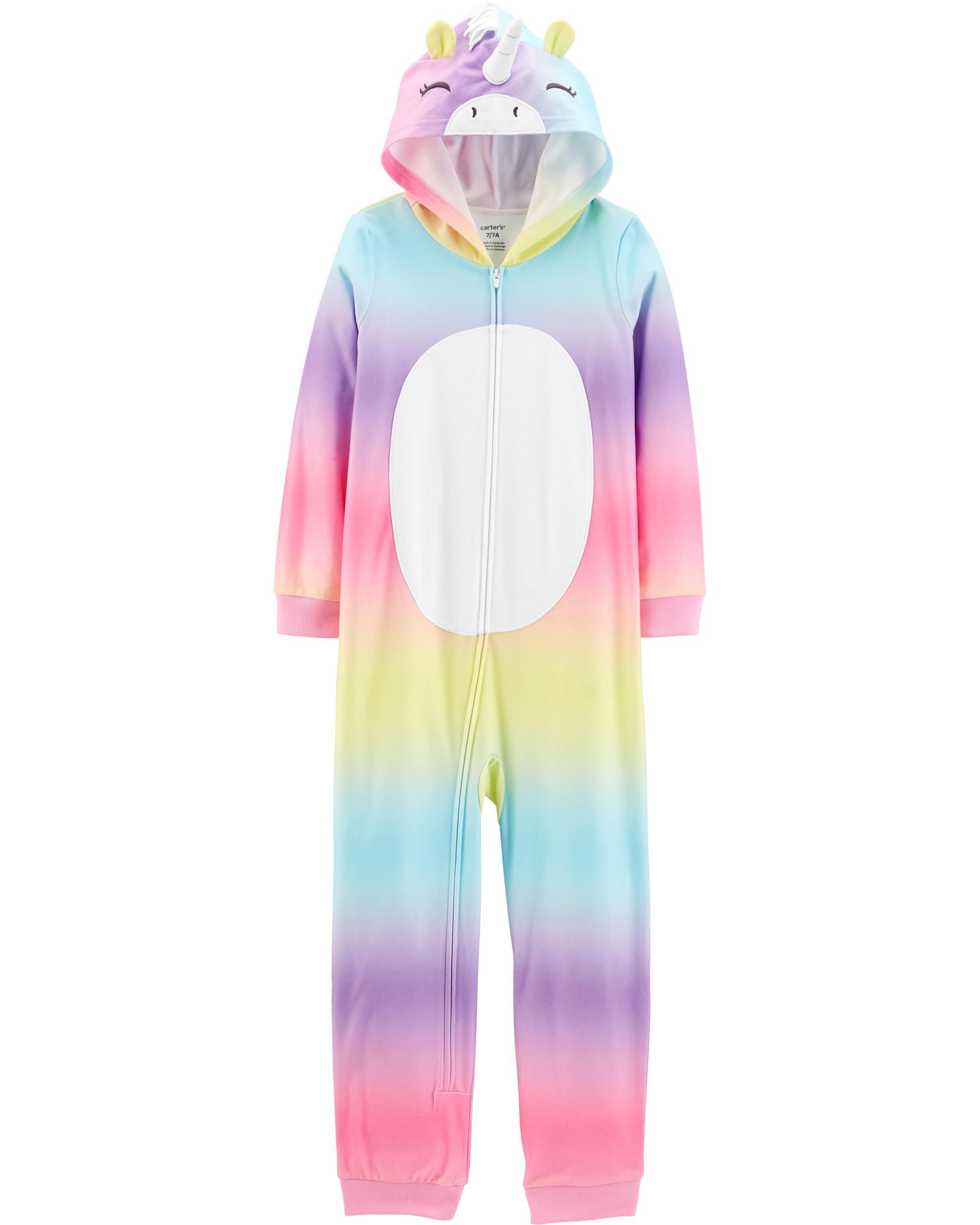 carters footless fleece pajamas