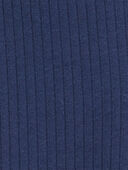 Navy - Toddler Ribbed Leggings, Selected