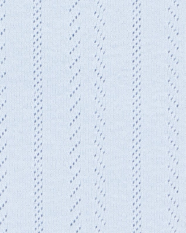 Product image 2 of Kid Pointelle Baby Tee - Blue
