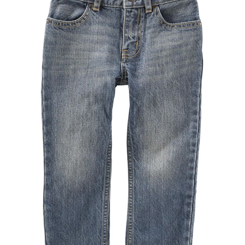 Classic Jeans (Husky Fit) Rail Tie True Blue Wash