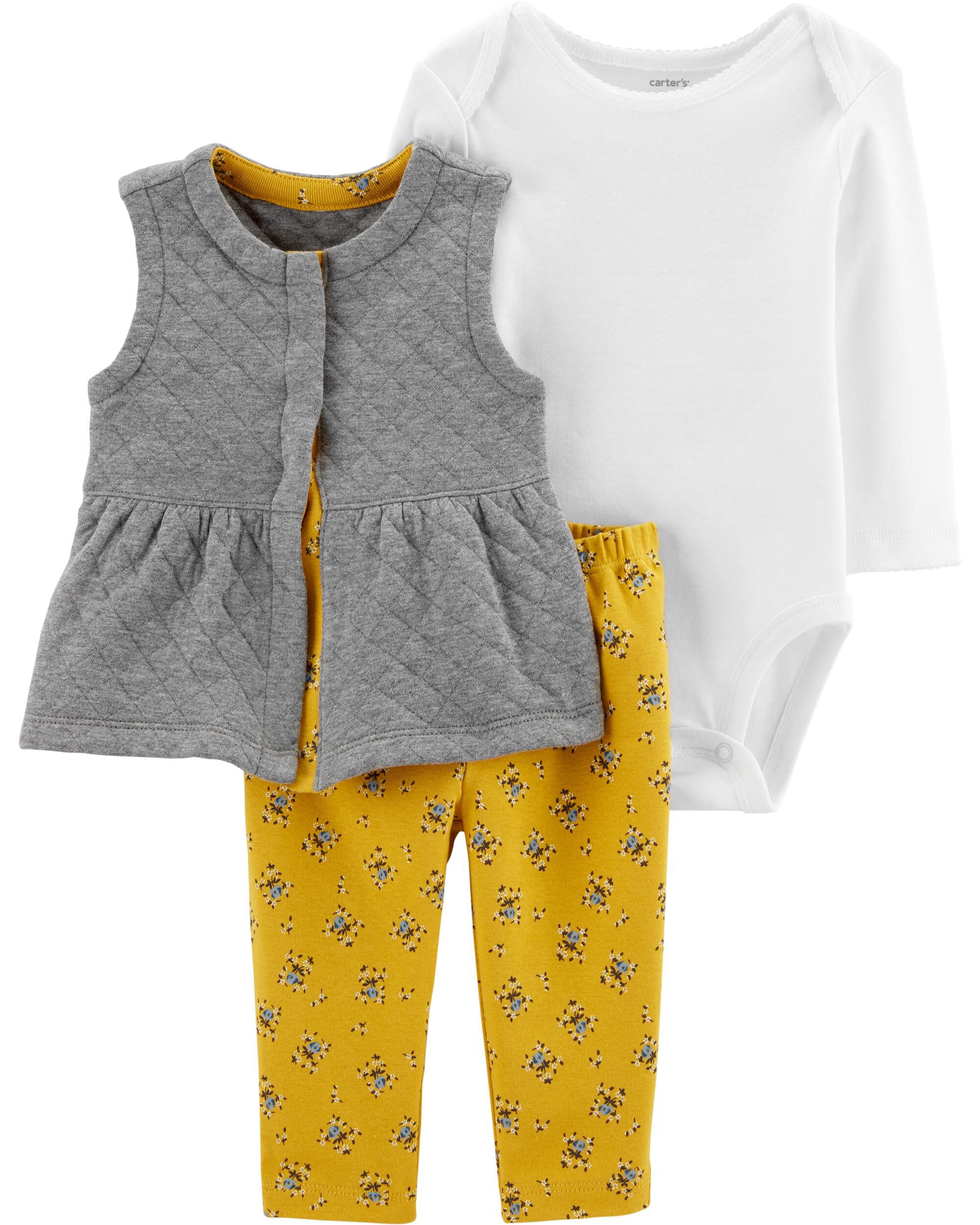 carters baby girl vest