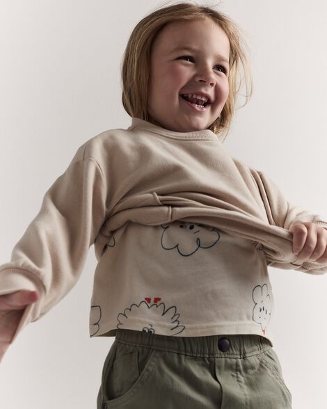 Toddler Pullover Sweater - Black