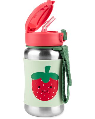 Product image 2 of Spark Style Stainless Steel Straw Bottle - Strawberry
