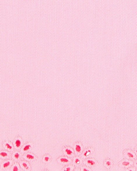  Product image 3 of Baby Iconic Eyelet Short - Pink