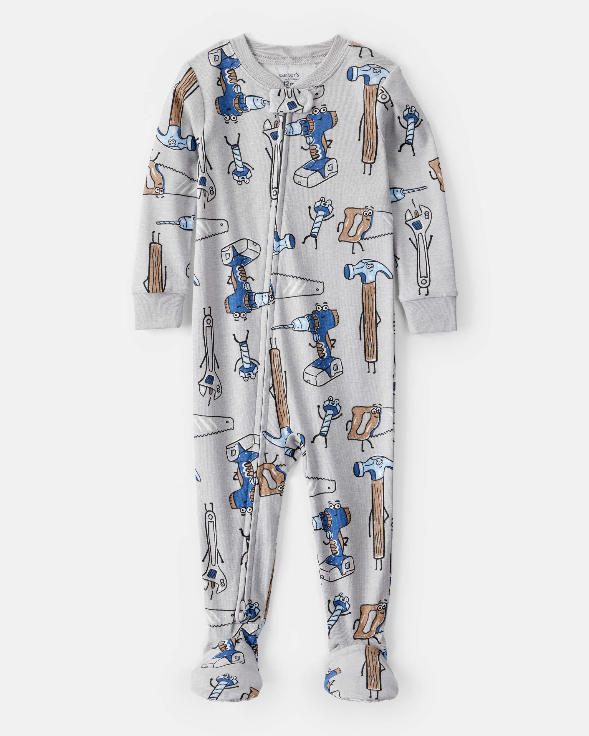 トップス Kartoon Toddler Boy Food Truck DreamPlush Snug Fit Long-Sleeve 1