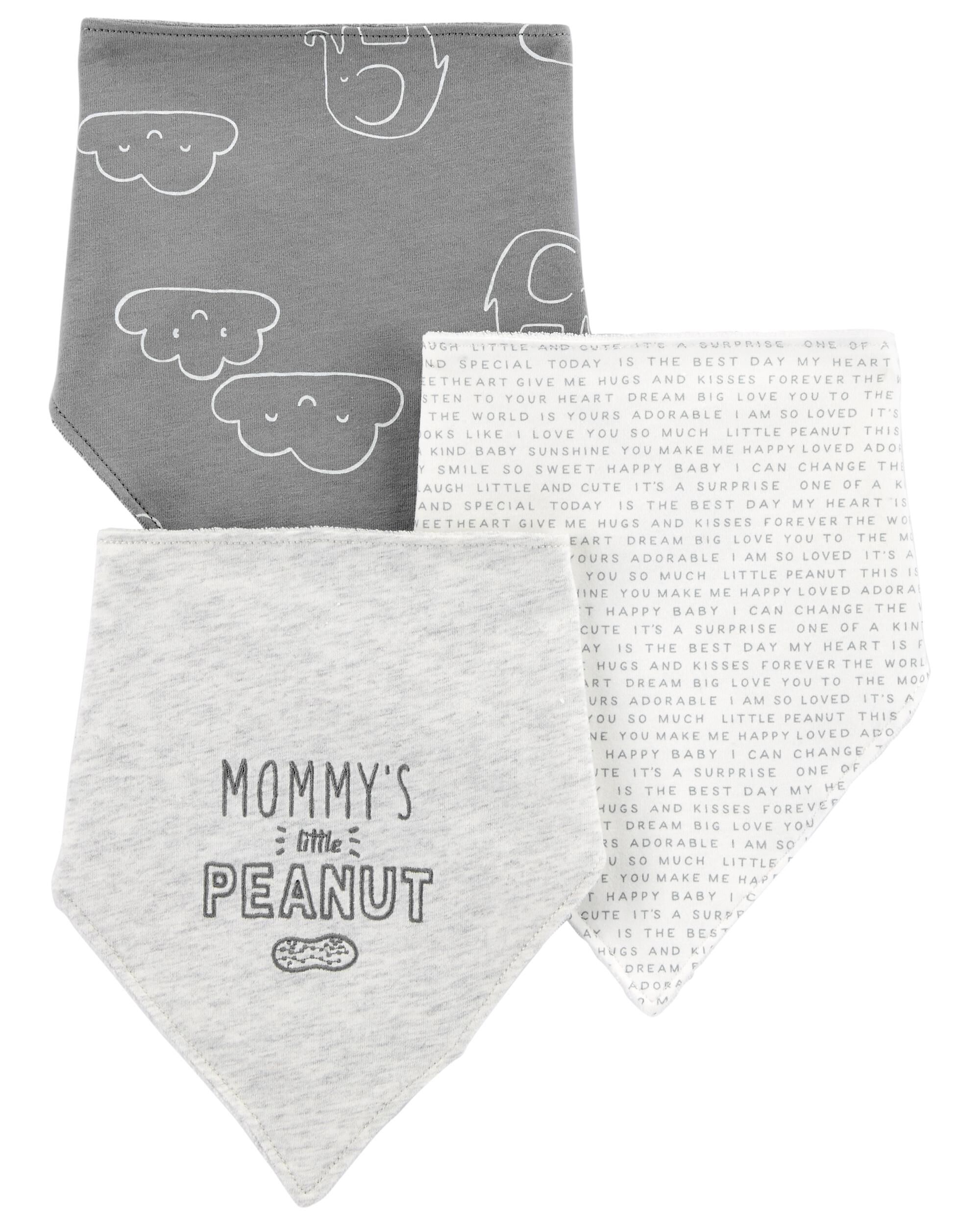 3-Pack Bandana Teething Bibs | carters.com