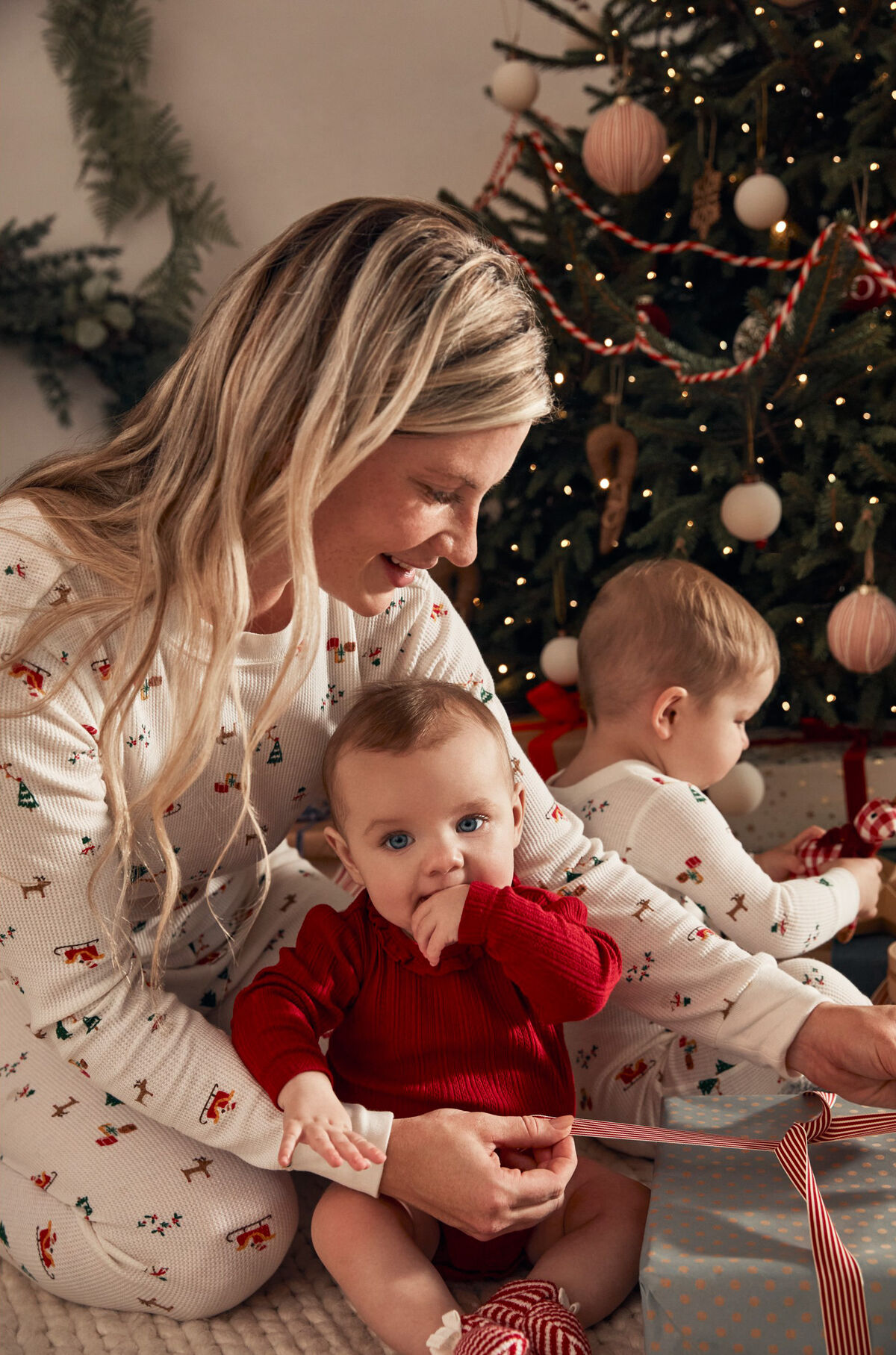 Holiday Pajamas Matching Thermal Christmas Pajamas Baby And