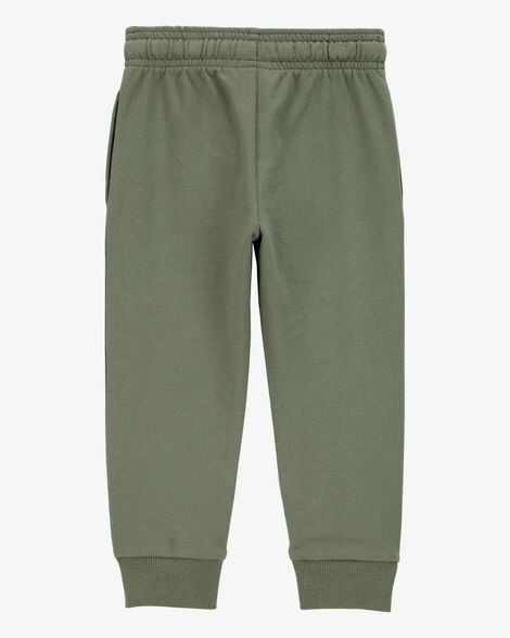 Toddler Pull-On Drawstring Joggers - Green