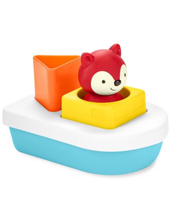 Zoo Sort & Stack Boat Baby Bath Toy