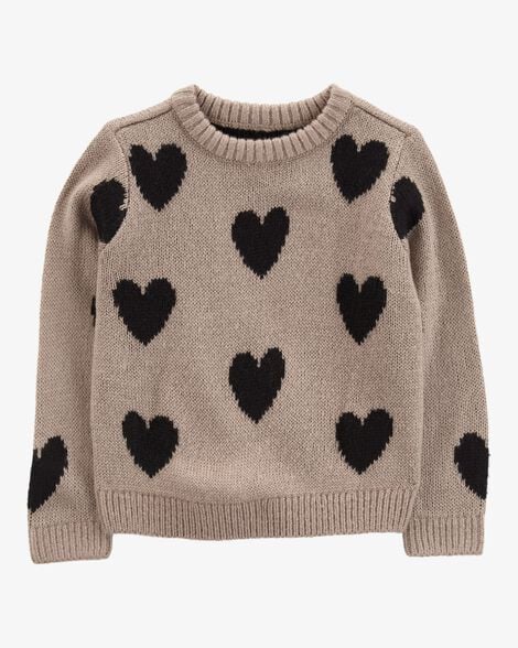 Product image 1 of Toddler Heart Mohair-Like Sweatshirt