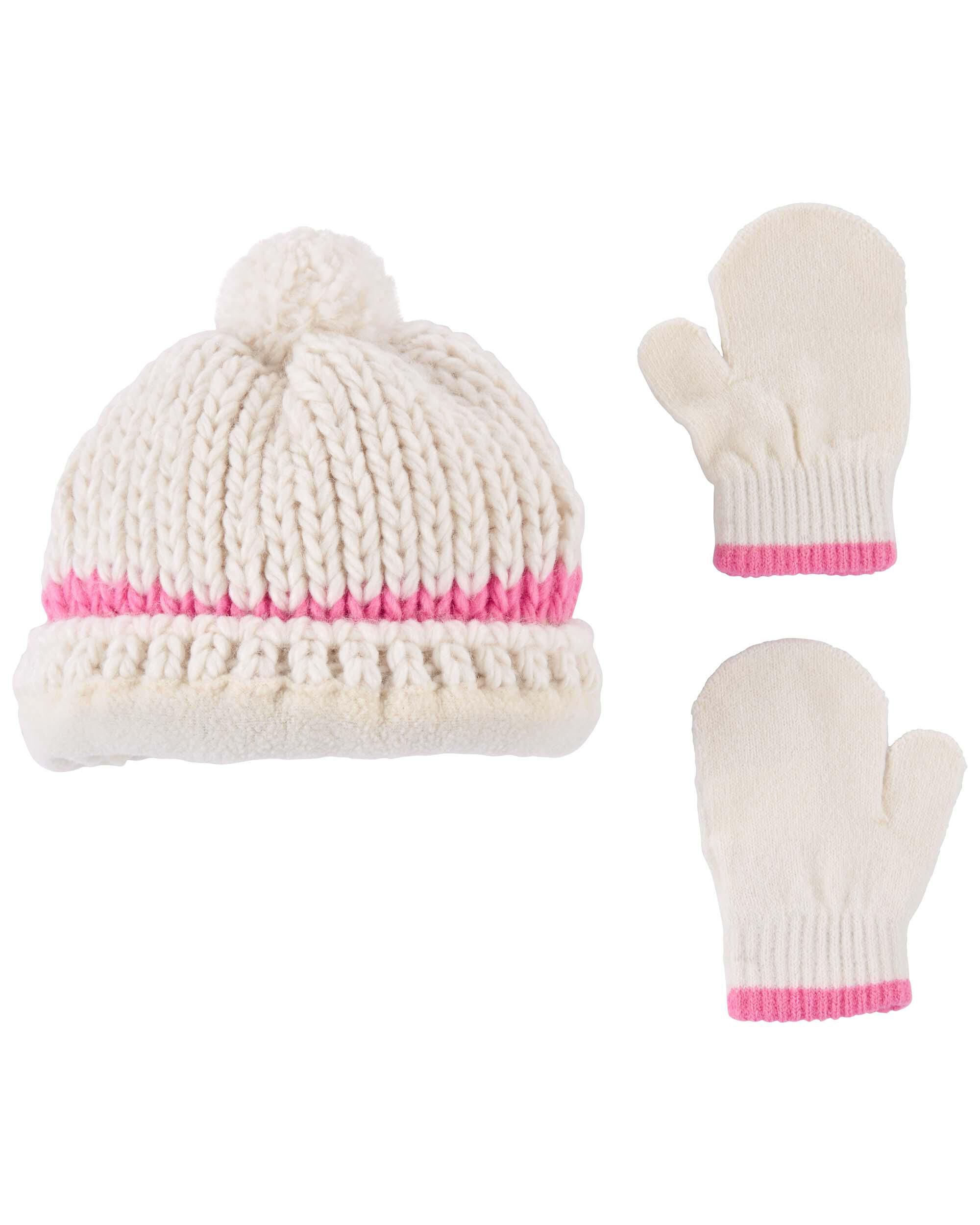 Carters baby girl winter hats top