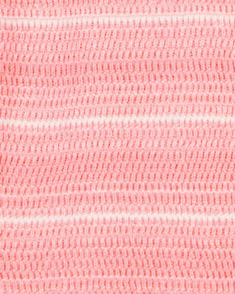 Product image 2 of Kid Striped Sweater Knit Romper - Orange