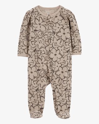 Product image 1 of Baby Floral 2-Way Thermal Sleep & Play Pajamas