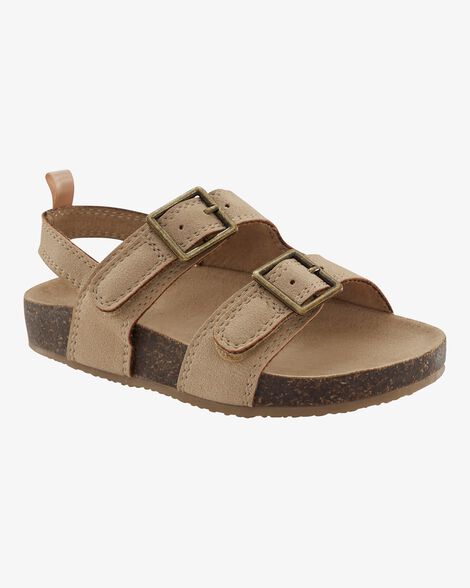  Product image 1 of Toddler Flatbed Sandals - Tan