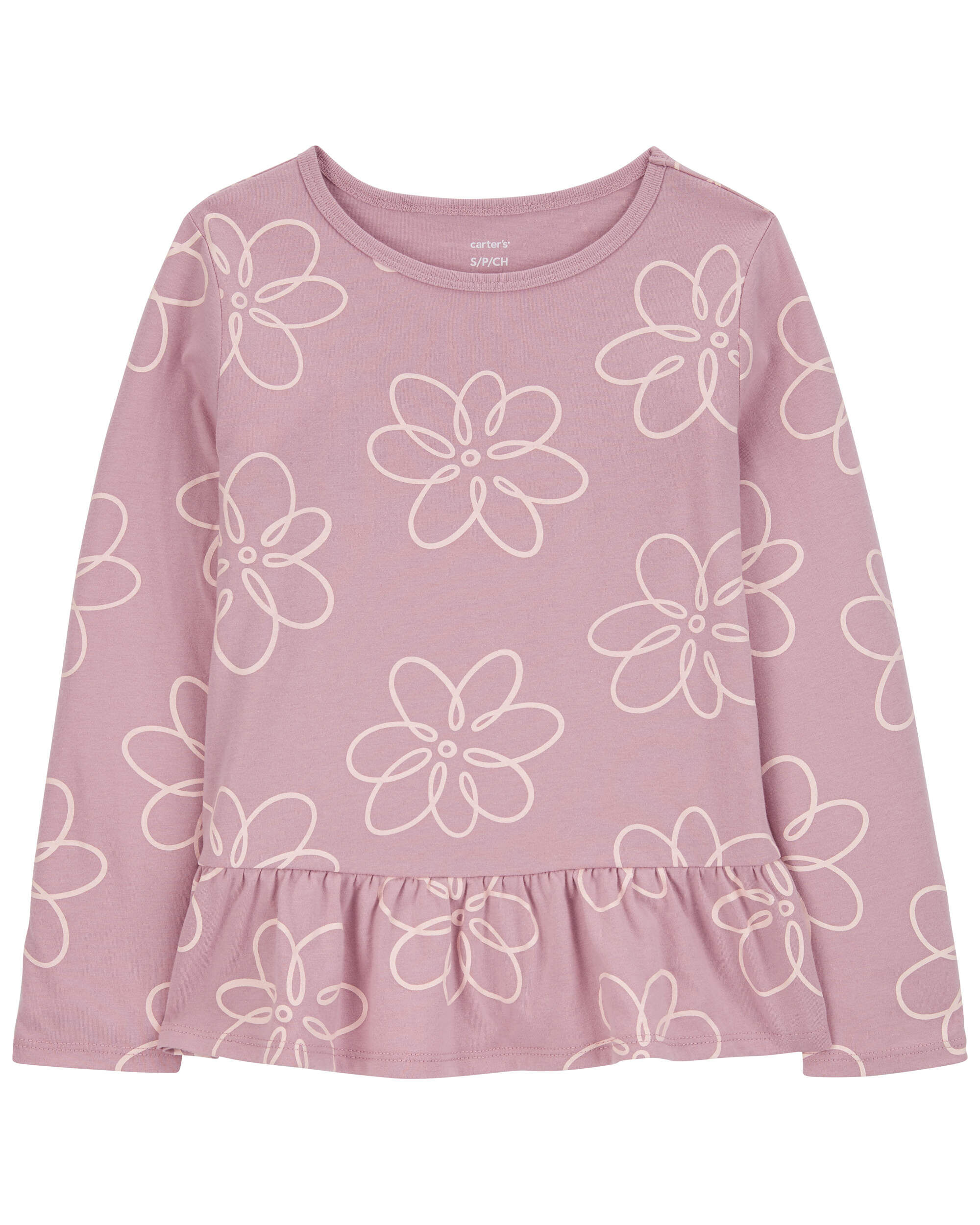 Kid Floral Peplum Top - Carter's | Carter's