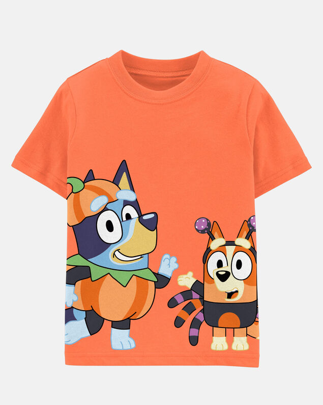 Product image 1 of Toddler Boy Halloween Bluey Short-Sleeve Graphic Tee - Orange