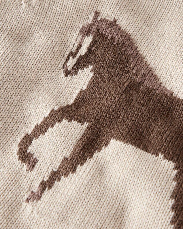 Product image 2 of Toddler Organic Cotton Horse Sweater Knit