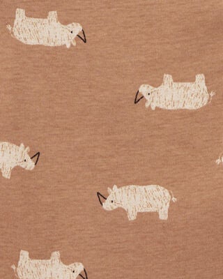 Product image 2 of Baby 5-Pack Animals Sleeveless Bodysuits