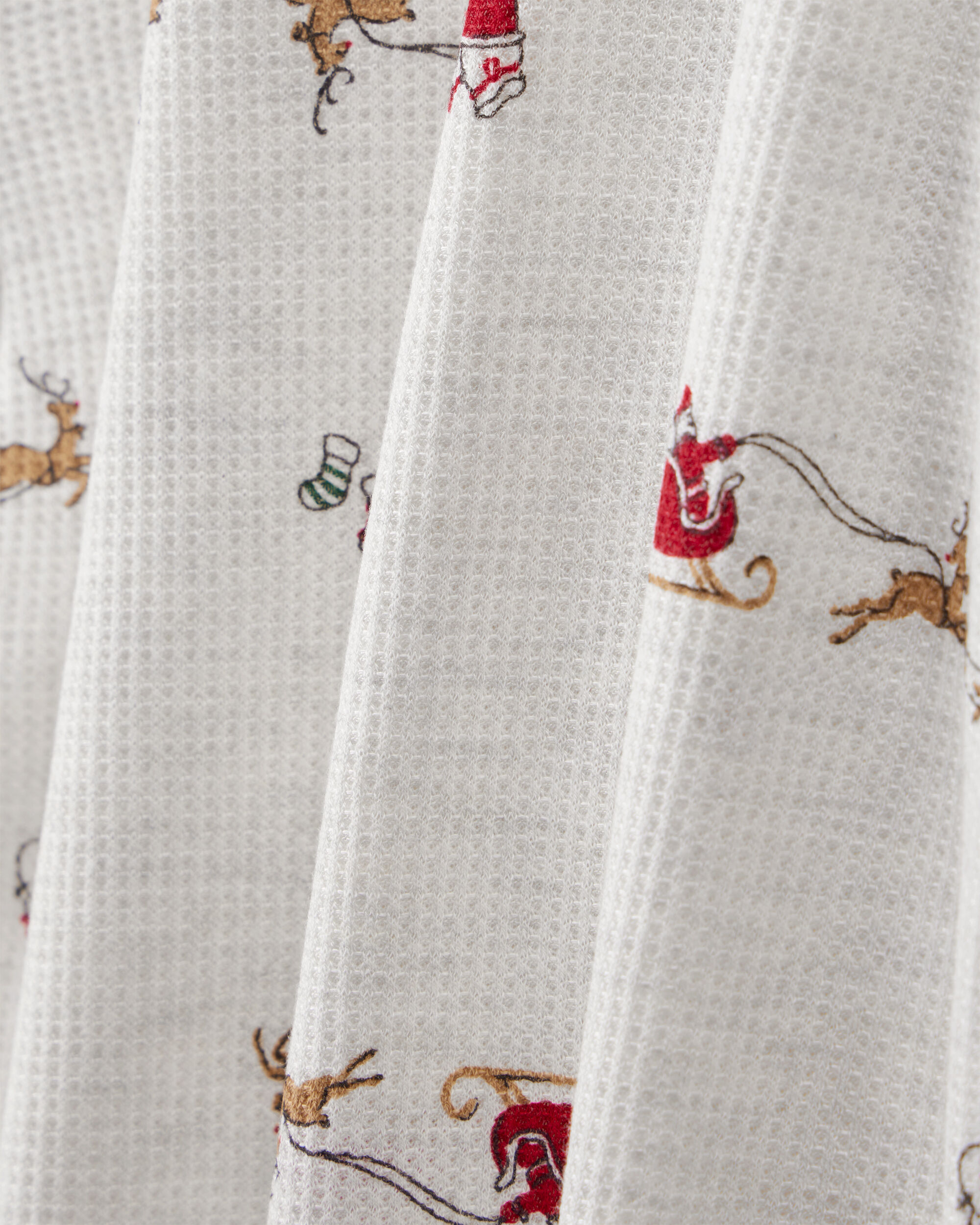 Toddler Santa Sleigh PurelySoft Snug Fit 2-Piece Pajamas - Grey
