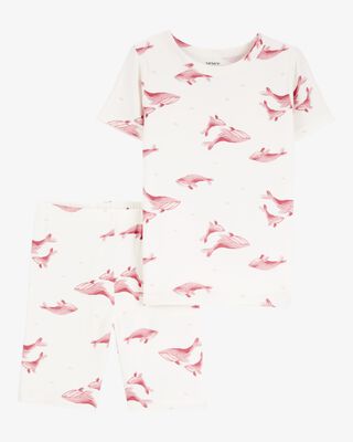 Product image 1 of Kid 2-Piece Whale PurelySoft Pajamas