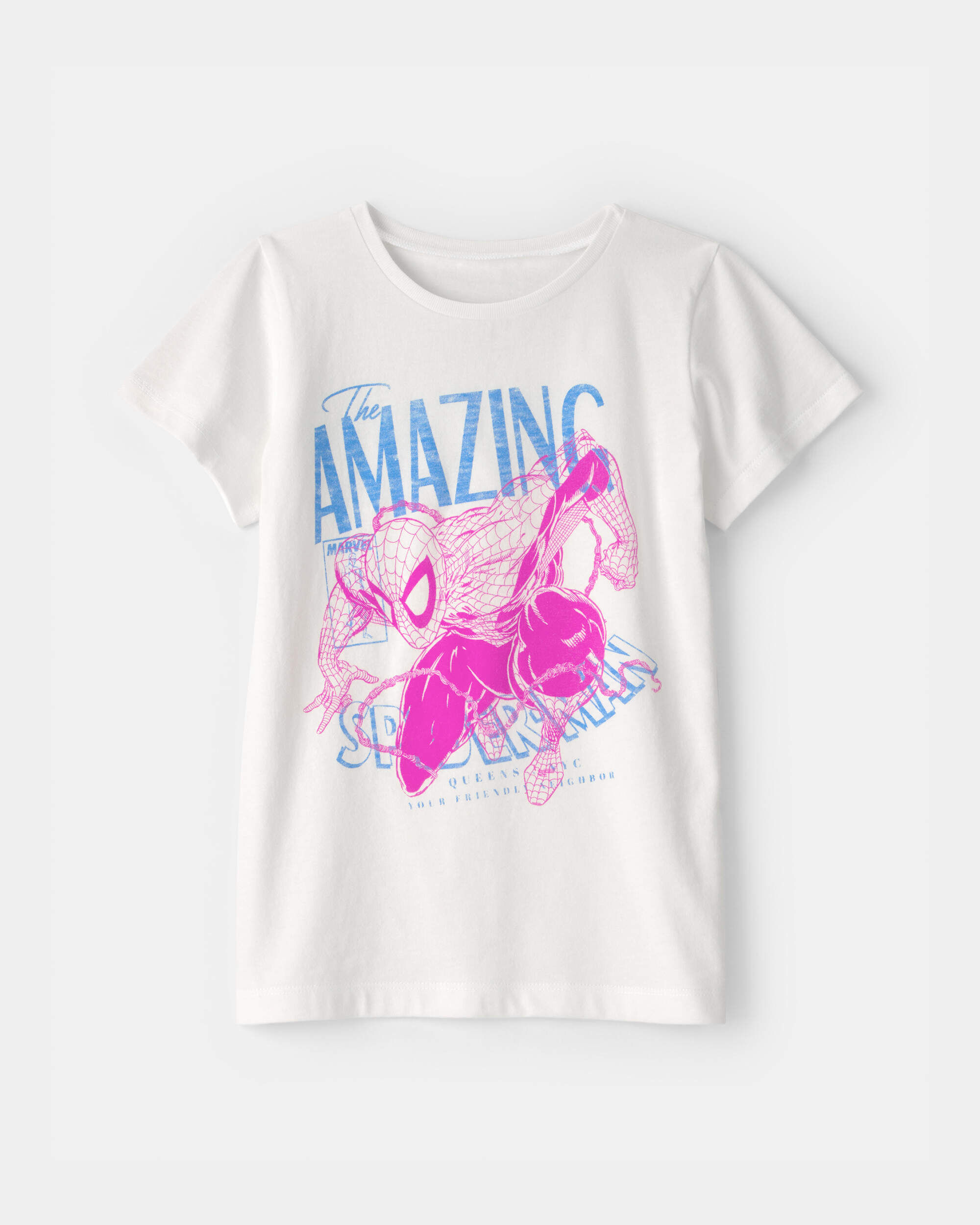 Carters girls marvel spider-man graphic tee 10 White 10$