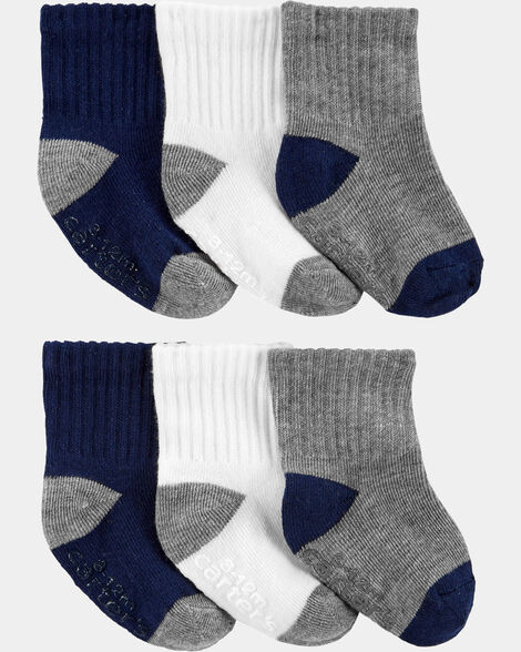 toddler boy 6-pack ankle socks