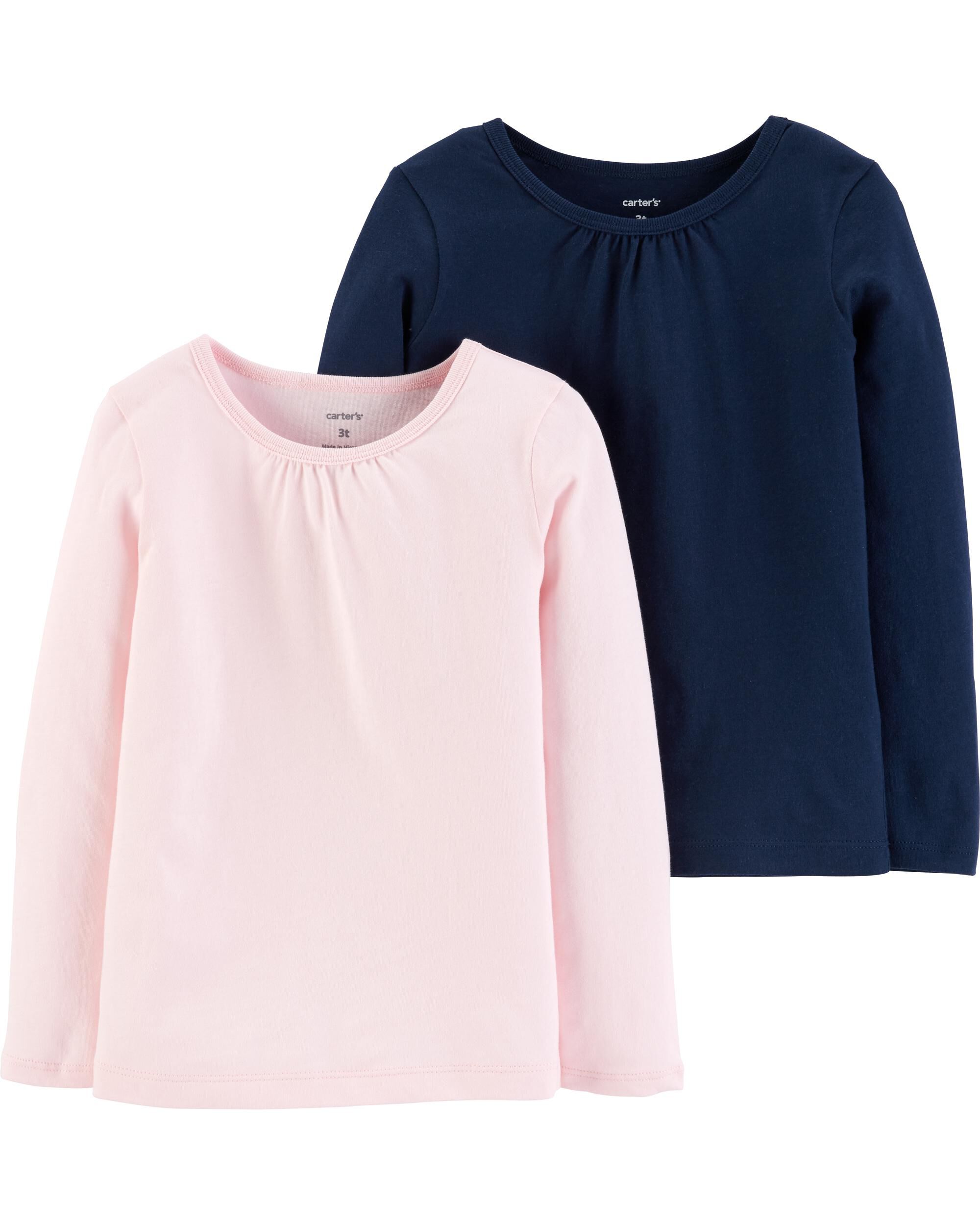 Carters Girls 2 Pack Shirts Size 3t