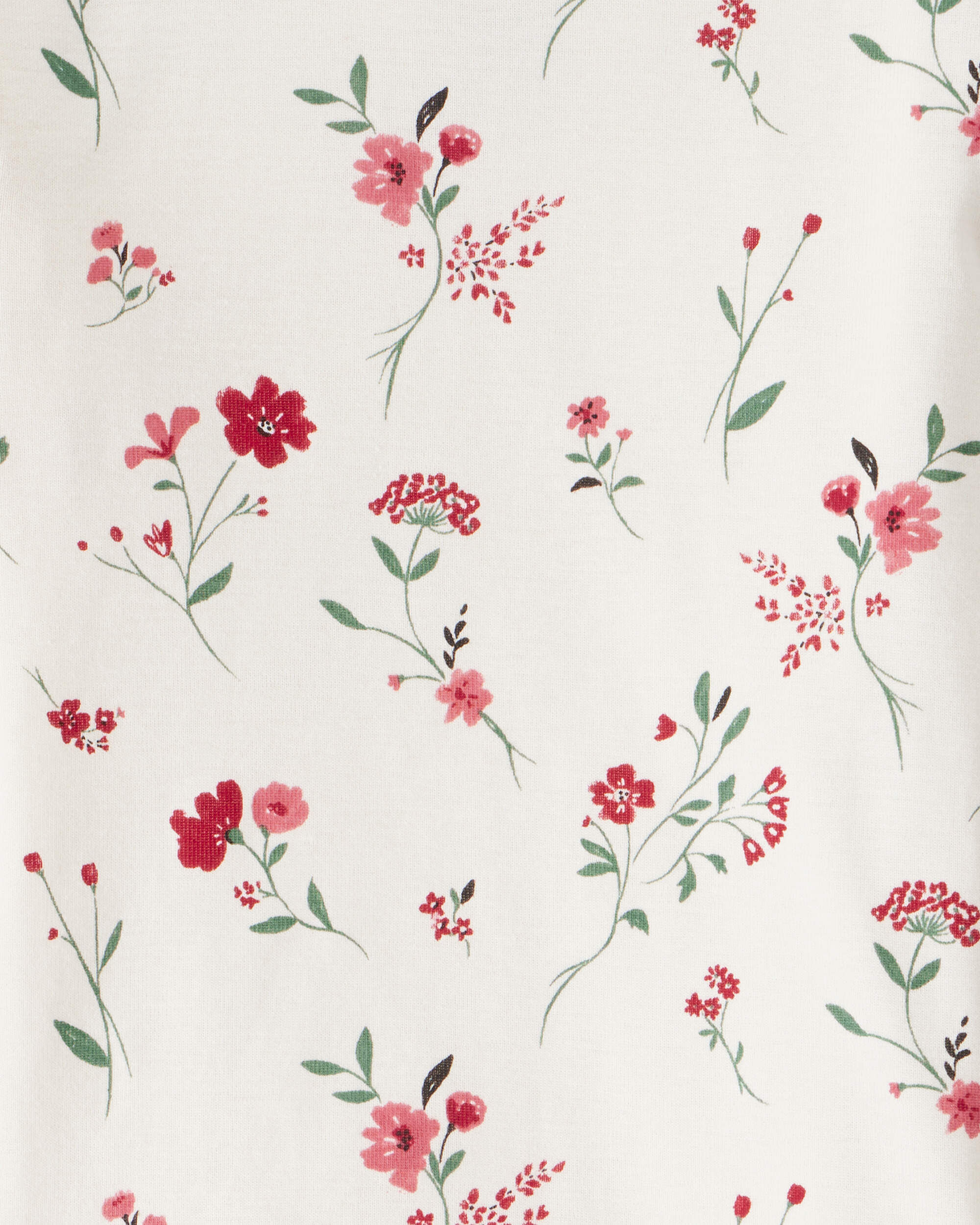 Toddler Organic Cotton Pajamas Rosethorn Hollow Print