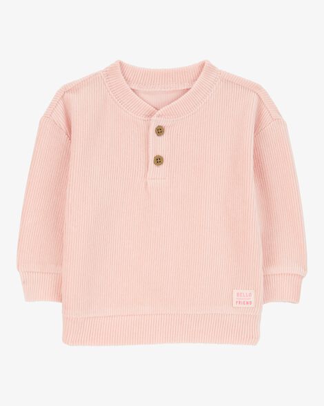 Product image 1 of Baby Ribbed Velour Pullover
