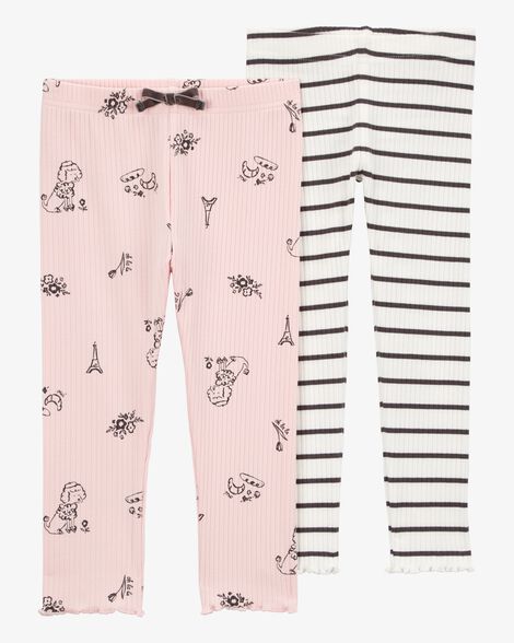  Product image 1 of Toddler 2-Pack Printed Leggings Set