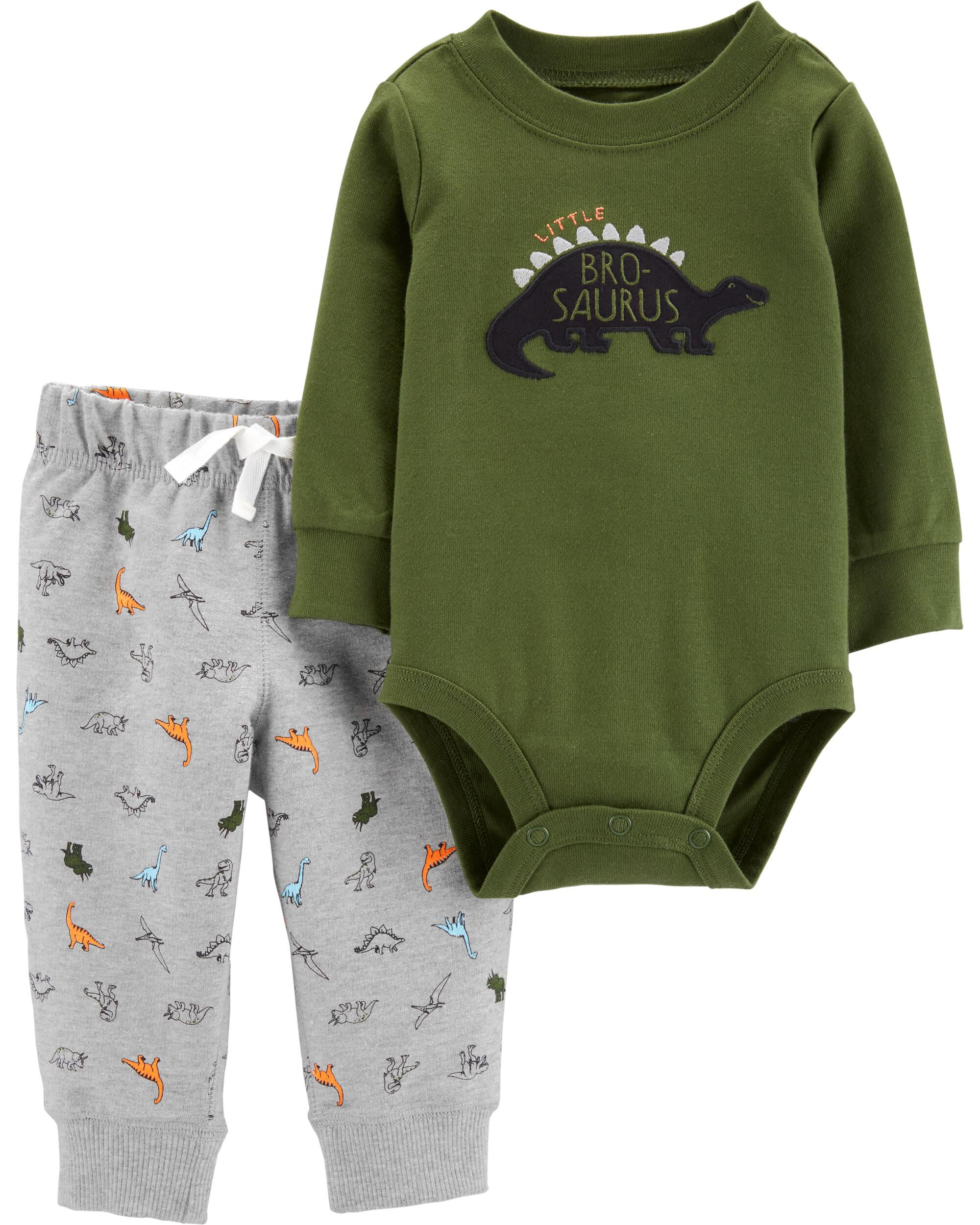 carter's dinosaur onesie