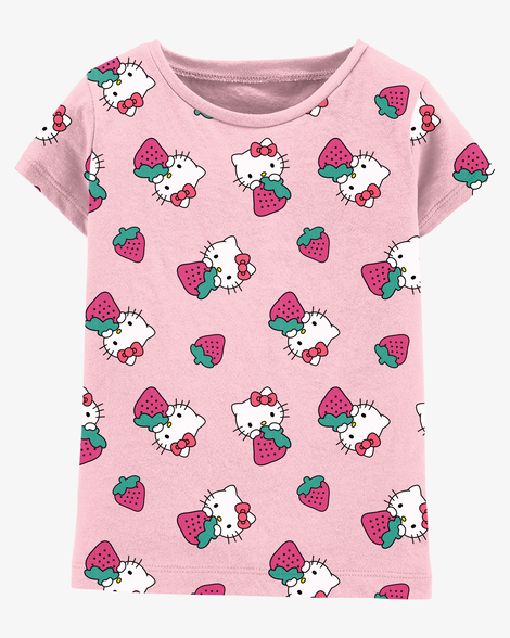 toddler girl hello kitty® short-sleeve graphic tee - pink