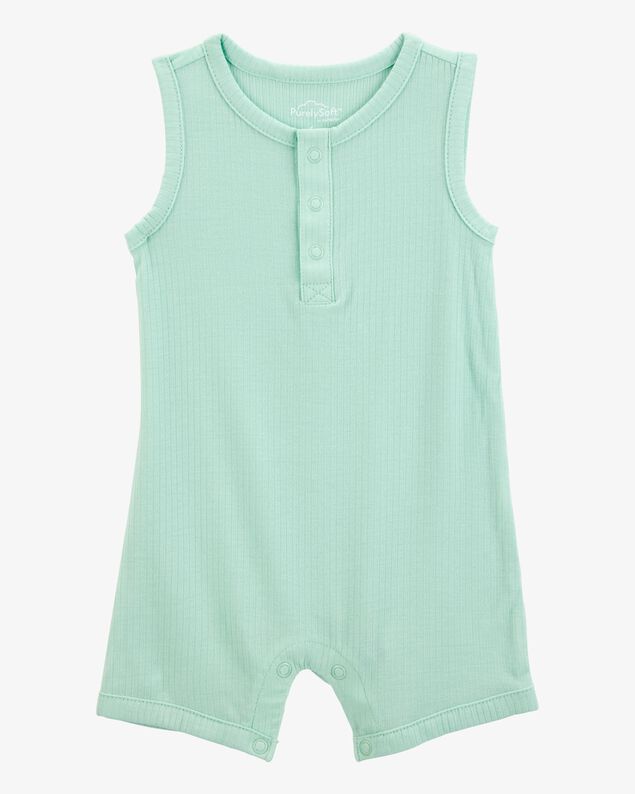 Product image 1 of Baby PurelySoft Ribbed Romper - Mint