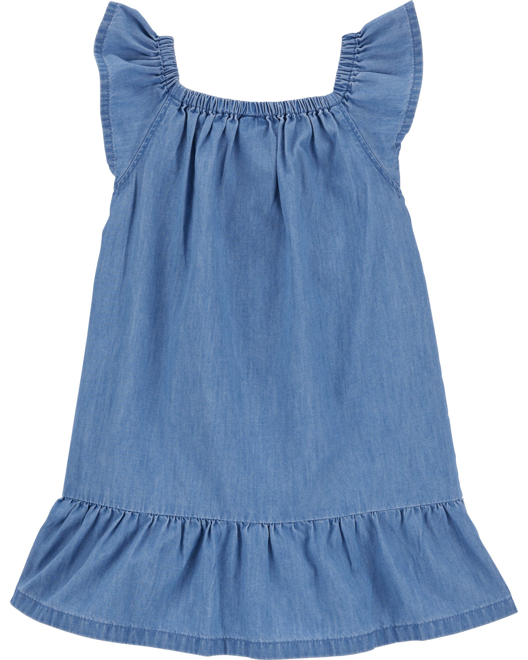 Baby girl chambray dress sale