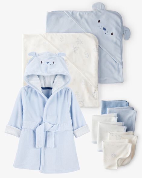  Product image 1 of Baby 9-Piece Dog Bath Time Gift Set - Blue