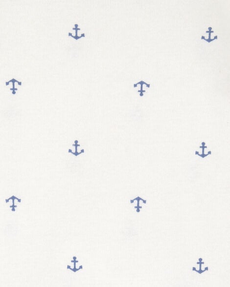  Product image 3 of Baby 3-Piece Chambray Anchor Outfit Set - Blue