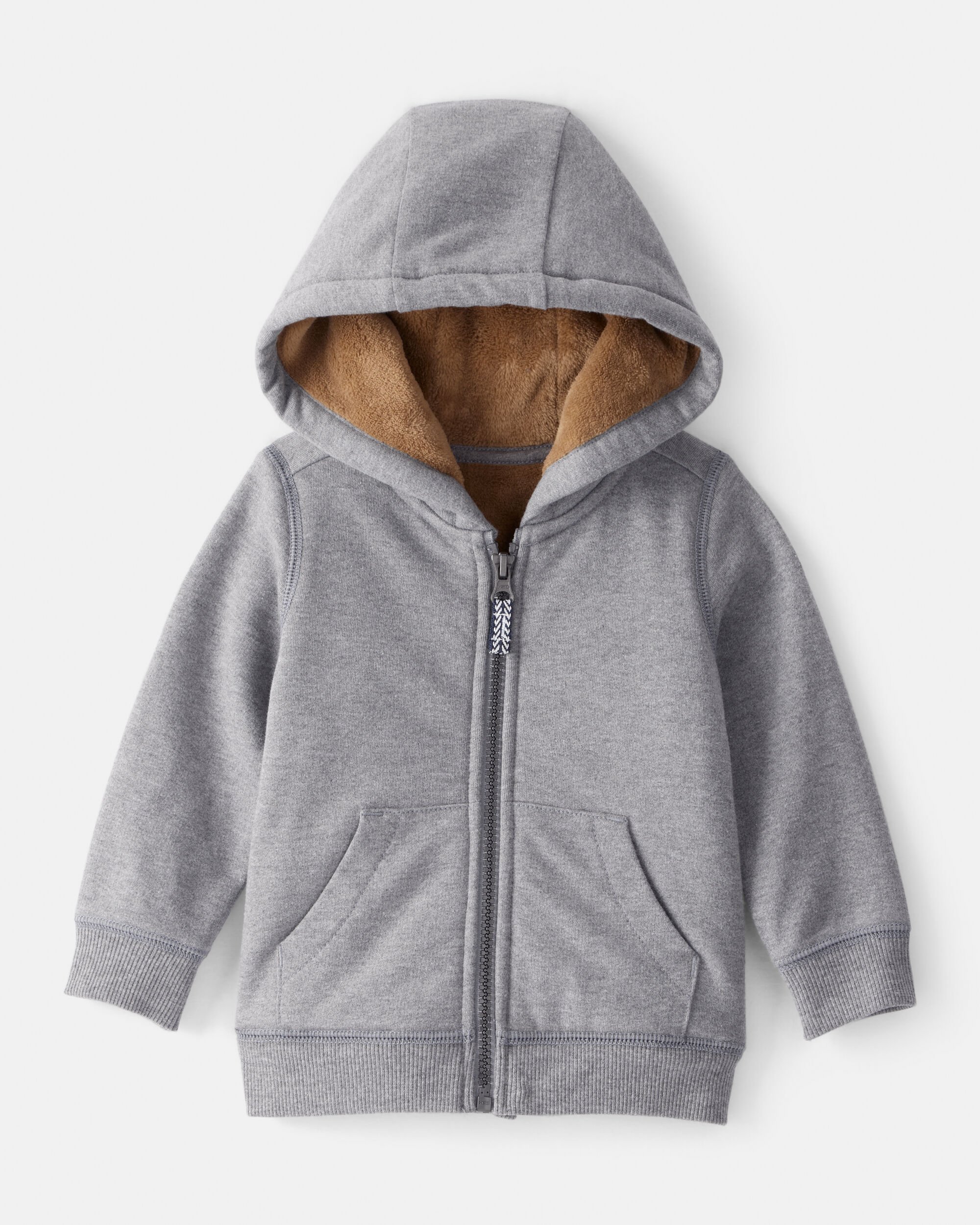 Baby Boy Long-Sleeve Hooded Zip-Up Jacket