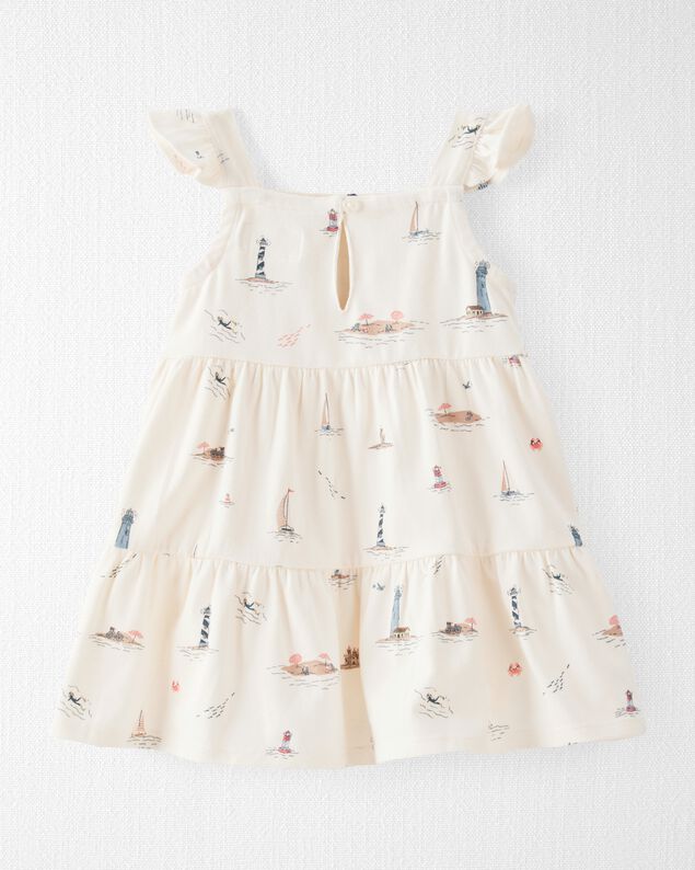 Product image 2 of Baby Organic Cotton Dress in Coastal Vacation Print
