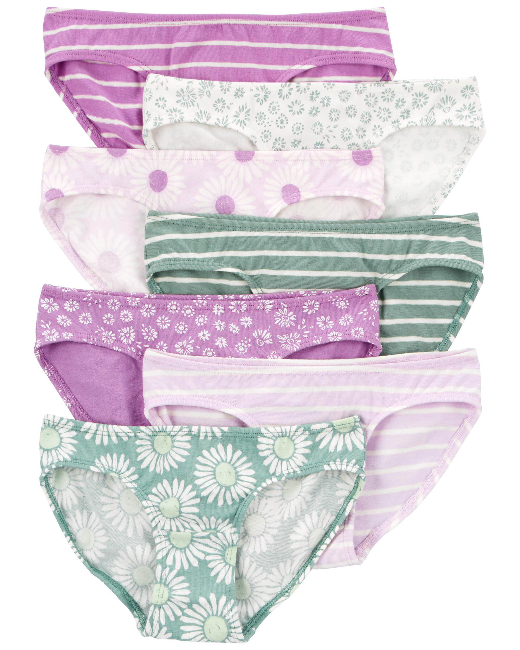 Kid 7-Pack Bikini Stretch Cotton Undies - Carter's | Carter's