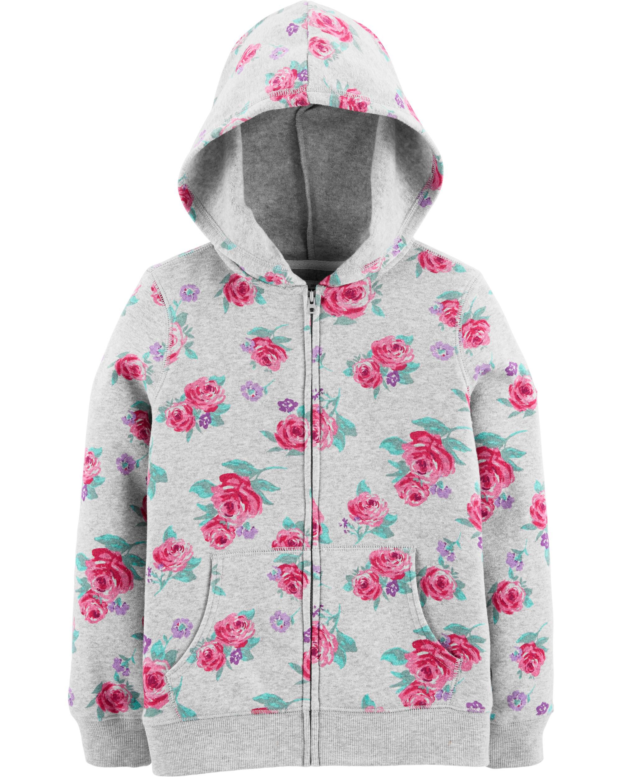 *CLEARANCE* Floral Hoodie