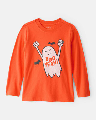 Toddler Boy Halloween Trick or Treat Dinosaur Pullover - Black