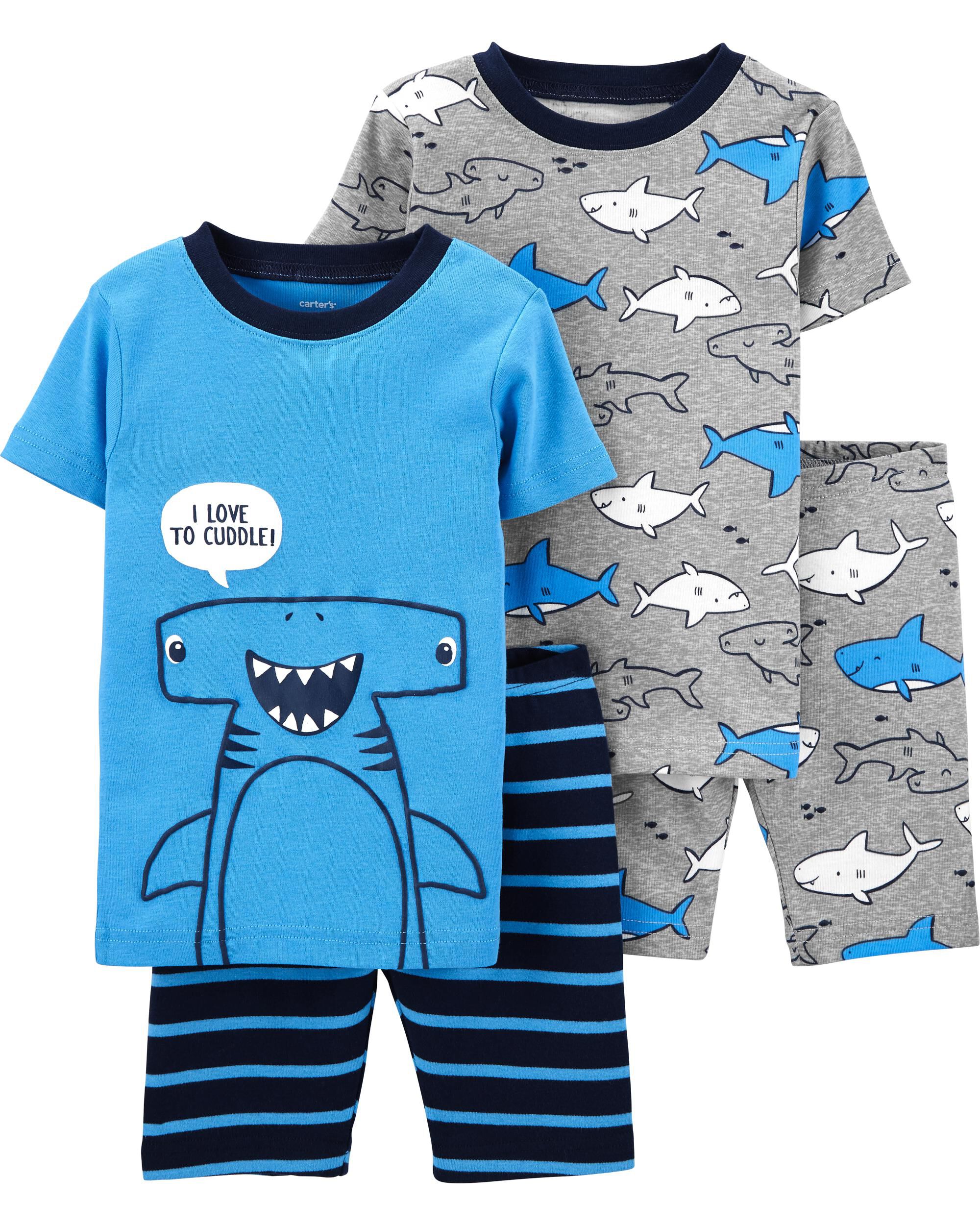 Carter's shark pajamas
