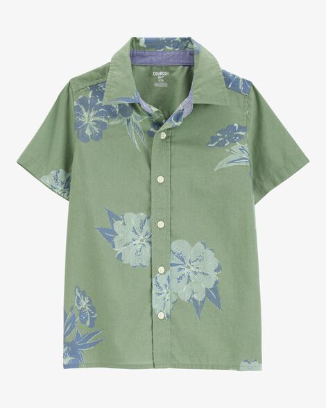  Product image 1 of Kid Short-Sleeve Floral Button-Front Shirt
