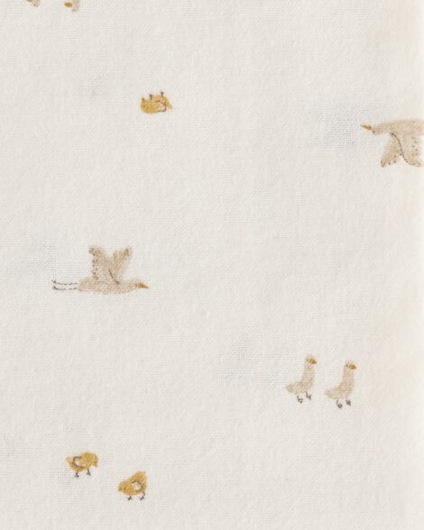  Product image 2 of Baby 4-Pack Stork Print Receiving Blankets - Yellow