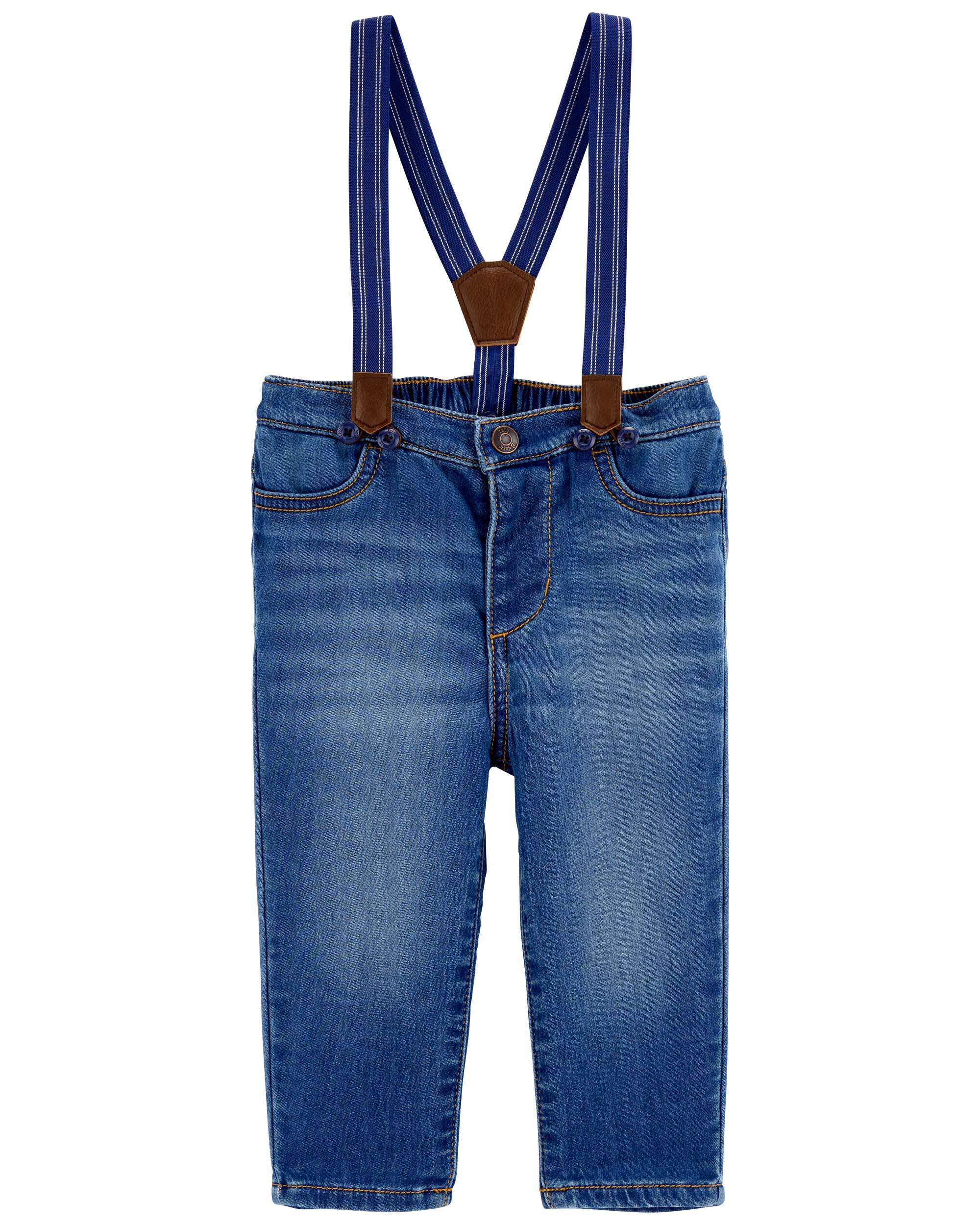 Geoffrey B. Small Suspender Trousers Black